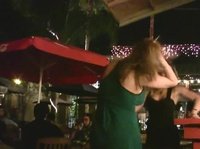 Sexy chicks are dancing at the bar