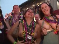 Colorful beads are decorating tits that are shown in public