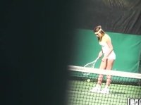 Tennis babe fucked in doggy style