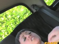 Hot girl is getting nailed by taxi driver